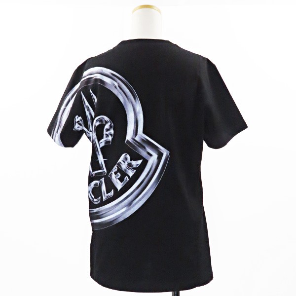 MONCLER モンクレール T-Shirt Tシャツ クルーネック コットン 半袖 ロゴ カジュアル レディース 8C000 19 829ET 999