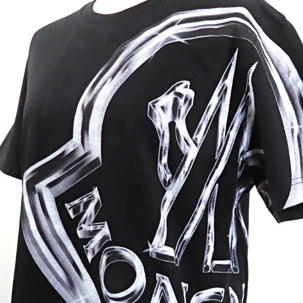 MONCLER モンクレール T-Shirt Tシャツ クルーネック コットン 半袖 ロゴ カジュアル レディース 8C000 19 829ET 999