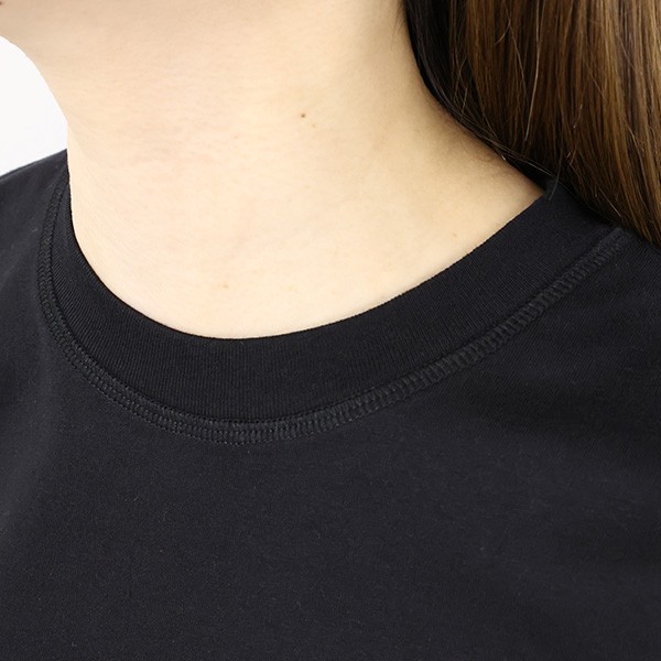 MONCLER　モンクレール　T-SHIRT　Tシャツ ロゴ バックプリント ロゴTシャツ コットン シンプル 半袖 レタリング クルーネック レディース　8C000 10 829FB 001 999