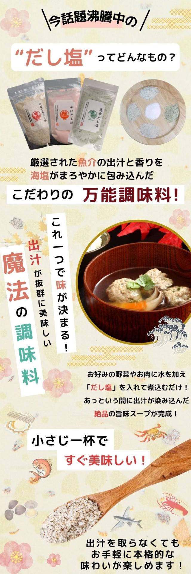 16種類 から 【 選べる 5袋 】 だし塩 セット 【 送料無料