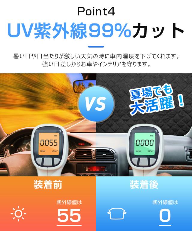 フロントガラス 凍結防止シート 車