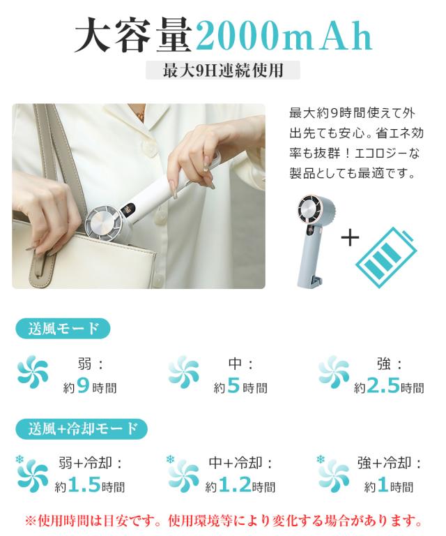 首かけ扇風機 羽なし