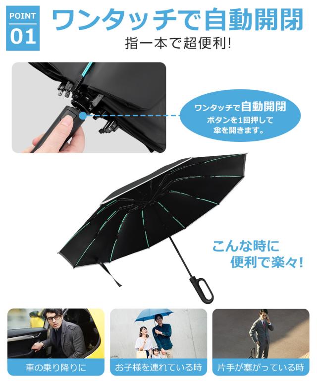 折りたたみ 傘 メンズ