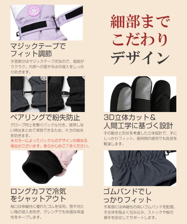 スキーグローブ レディース