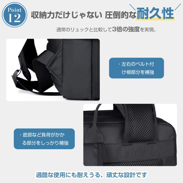 pc リュック 15.6インチ