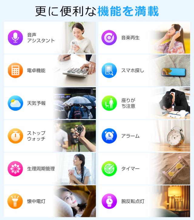 スマートウォッチ 大画面