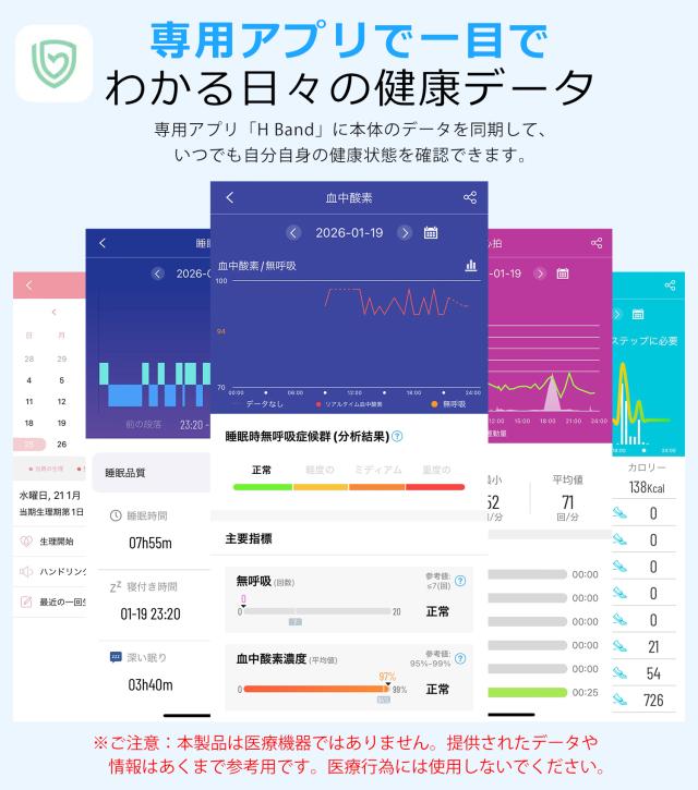 スマートゥォッチ 心拍