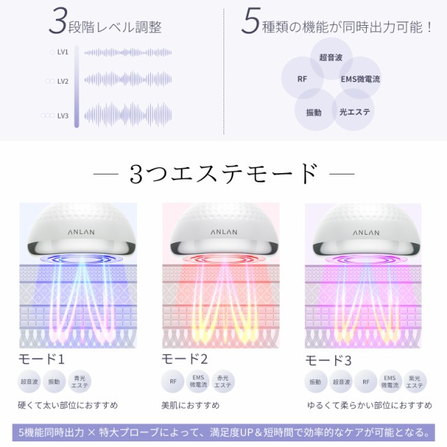 新登場 SNSで話題沸騰】キャビテーション 家庭用 一台7役 セルライト