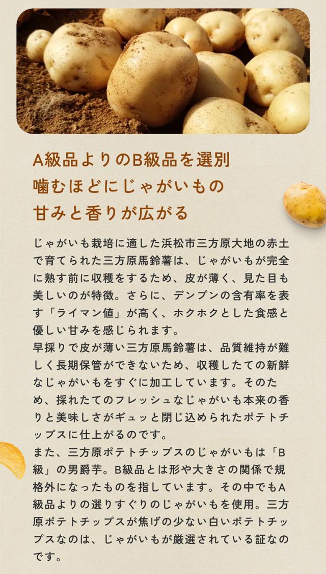 三方原じゃがいもポテトチップスのポイント