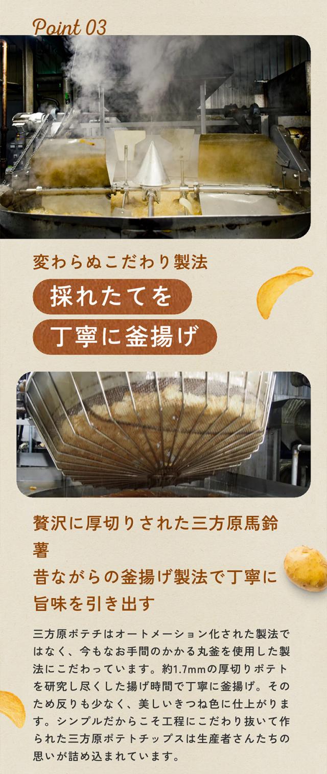 三方原じゃがいもポテトチップスのポイント