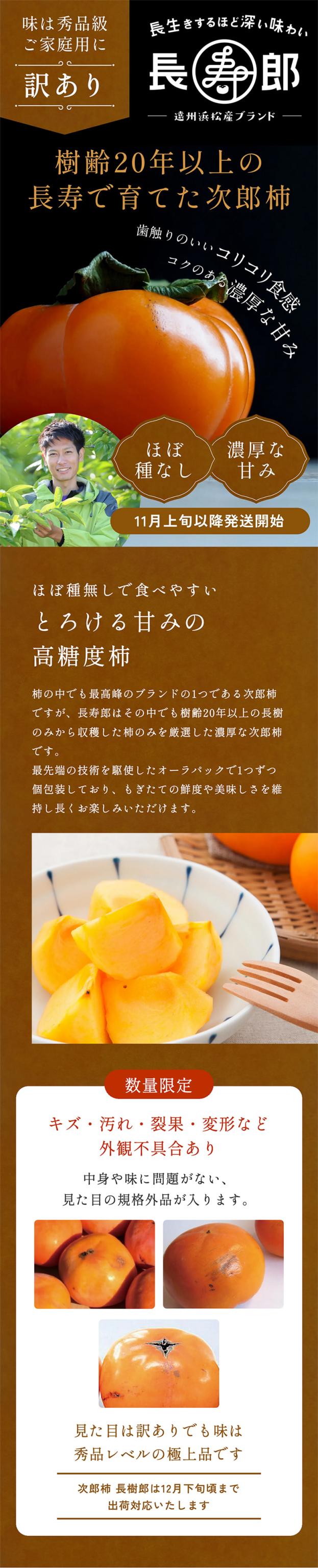 次郎柿 長寿郎 訳あり