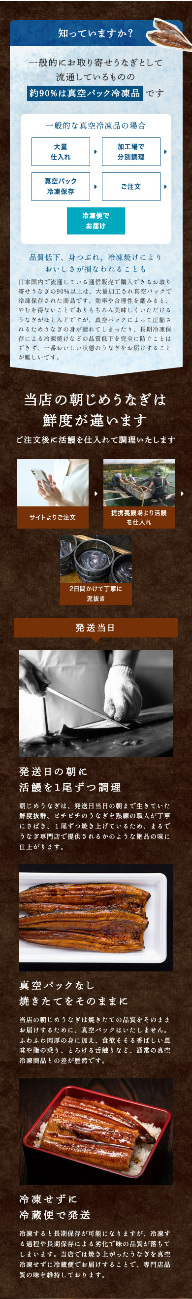 国産 朝じめうなぎ