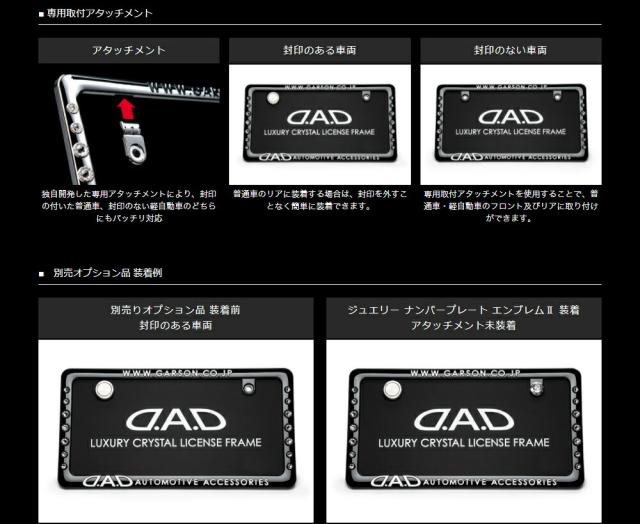 SB193クリスタル ライセンスフレーム3