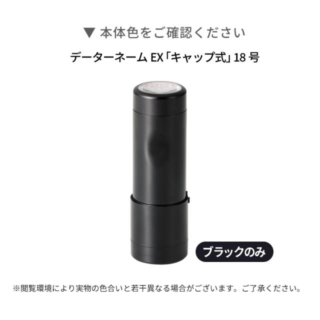 データーネームEX18号キャップ式 本体色
