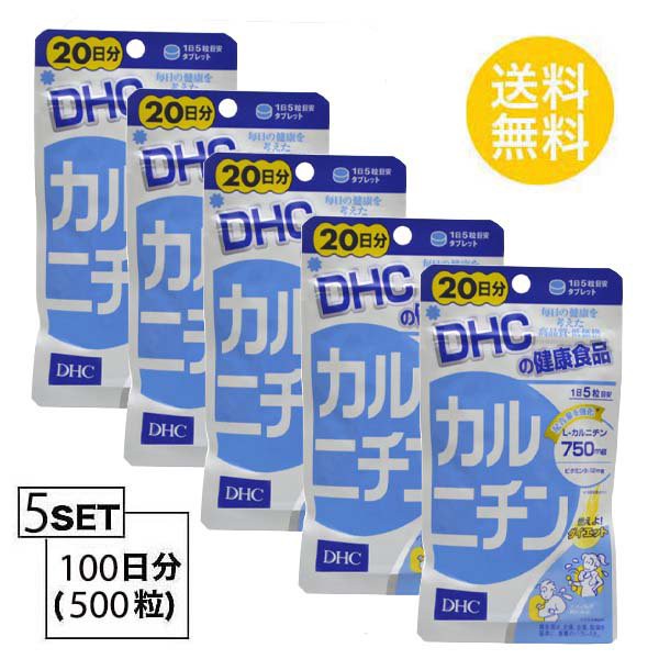 DHC カルニチン 20日分 （100粒）X5パック ディーエイチシー