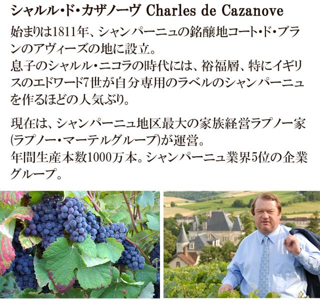 シャルル ド カザノーヴ ブラン ド ノワール ホリデー エディション