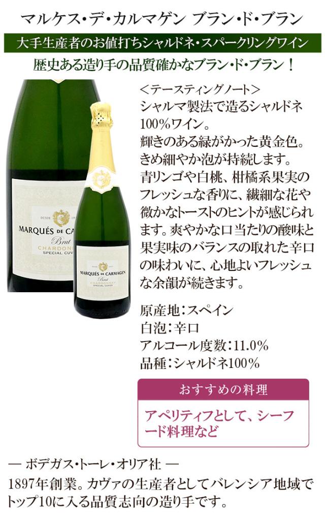 マルケス・デ・カルマゲン ブラン・ド・ブラン