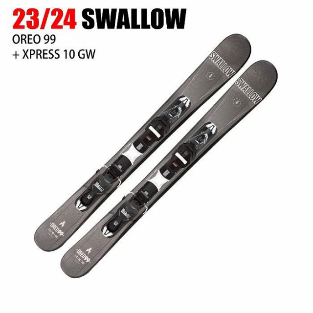 スワロー スキー板 2024 SWALLOW OREO 99/BK + XPRESS 10 GW BK オレオ ...