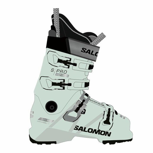 サロモン スキーブーツ 2024 SALOMON S/PRO ALPHA 100 W GW WH/SIL