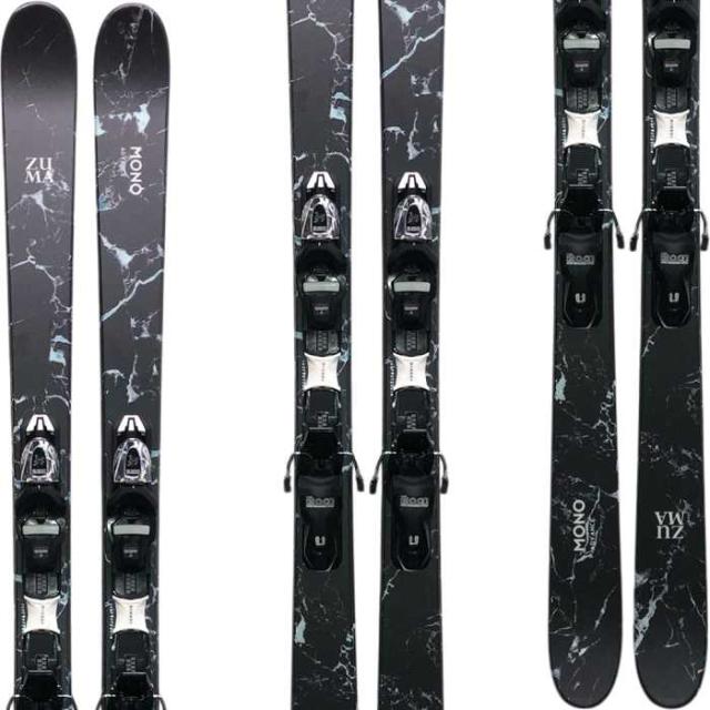 旧モデル [スキー4点セット] ツマ スキー板 2024 ZUMA MONO ADVANCE/BK