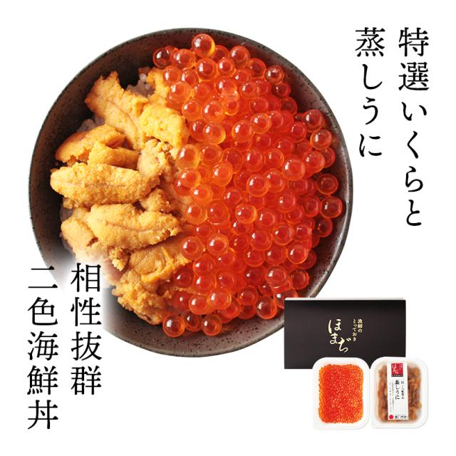 二色海鮮丼