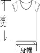 綿ガーゼフレンチ袖（３分袖）