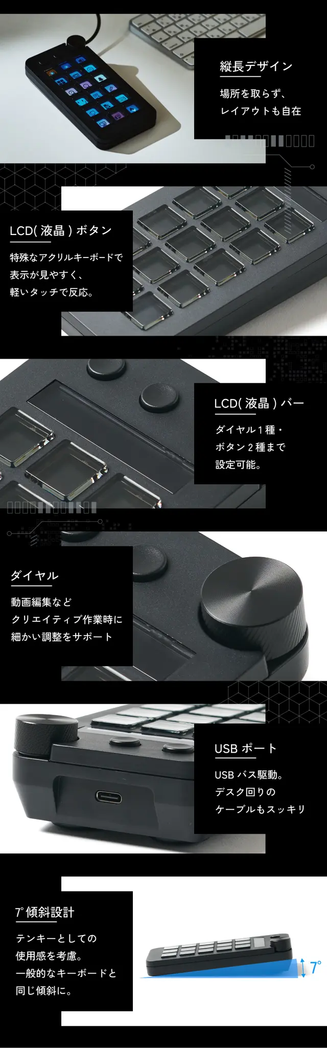 左手デバイス Stream Dock MBox N1 Stream Dock MBox N1 左手デバイス｜ショートカットキーボード