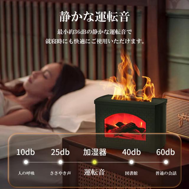 暖炉型USB加湿器