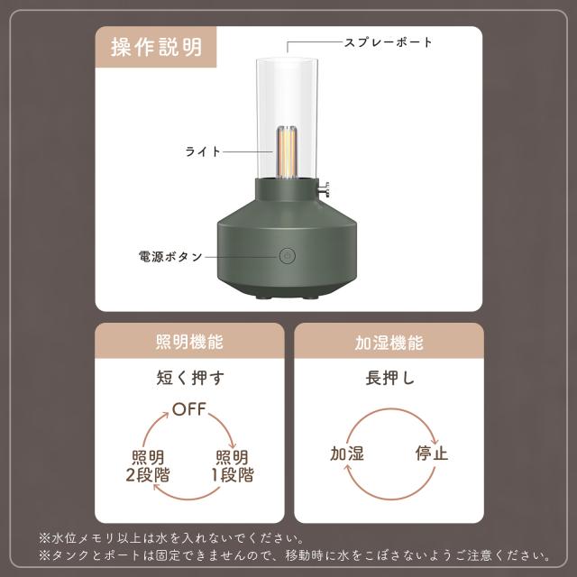 レトロデザイン加湿器