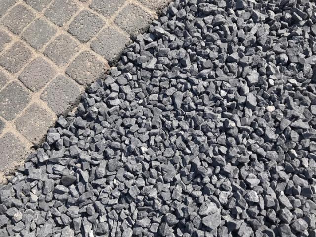 砂利 黒 ブラック 玉石 和風 洋風 庭 砂利 砕石