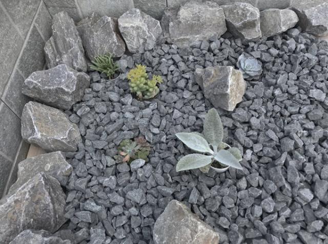 砂利 黒 ブラック 玉石 和風 洋風 庭 砂利 砕石