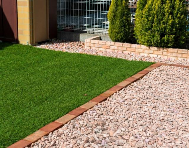 砂利 玉石 洋風 庭 砂利 砕石