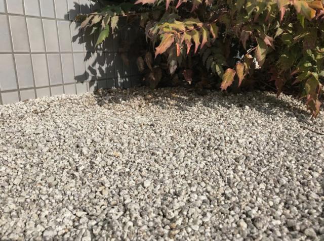 砂利 玉石 洋風 庭 玉砂利