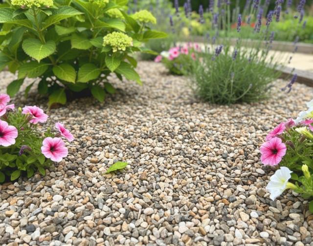 砂利 洋風 庭 砂利 砕石