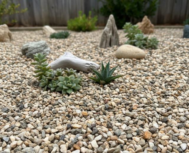 砂利 洋風 庭 砂利 砕石