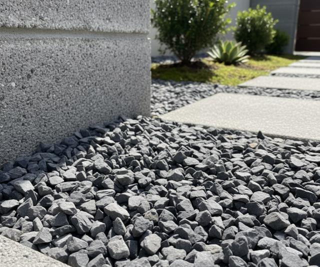 砂利 黒 ブラック 玉石 和風 洋風 庭 砂利 砕石