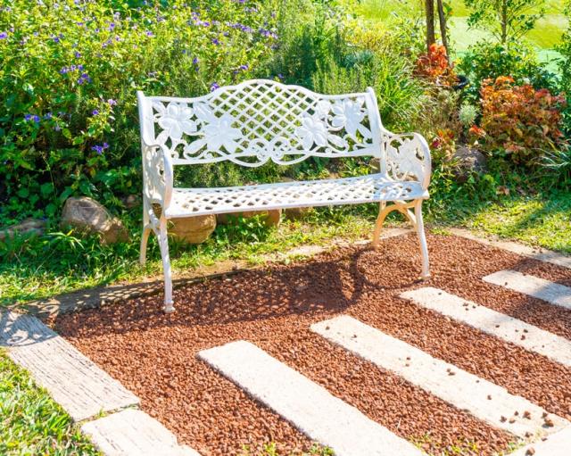 砂利 ブラウン 茶色 茶系 洋風 庭 砂利 砕石