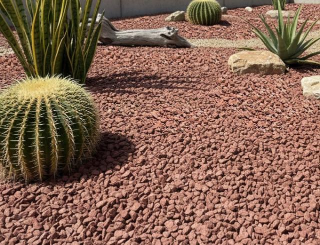 砂利 ブラウン 茶色 洋風 庭 砂利 砕石