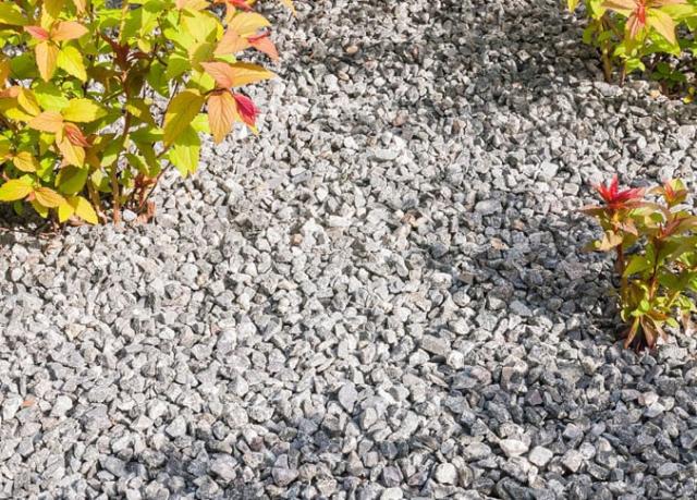 砂利 グレー 玉石 和風 洋風 庭 砂利 砕石