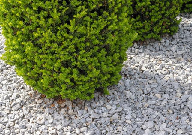 砂利 グレー 玉石 和風 洋風 庭 砂利 砕石