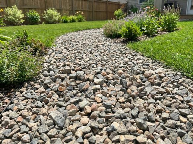 砂利 ミックス 洋風 庭 砂利 砕石