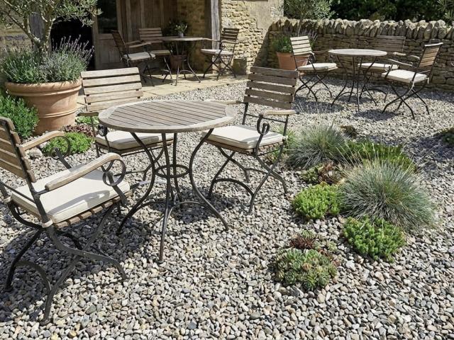 砂利 ミックス 洋風 庭 砂利 砕石