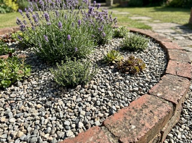 砂利 ミックス 洋風 庭 砂利 砕石