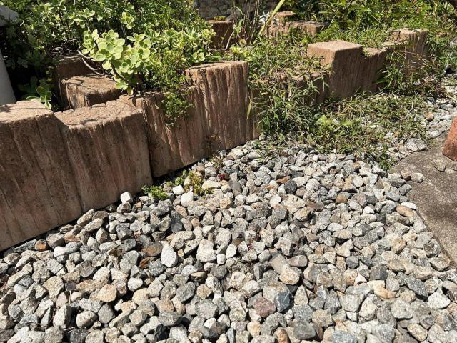 砂利 ミックス 洋風 庭 砂利 砕石