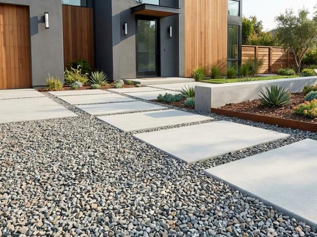 砂利 ミックス 洋風 庭 砂利 砕石