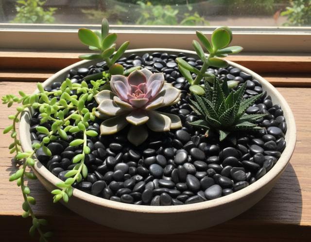 砂利 玉石 庭 玉砂利