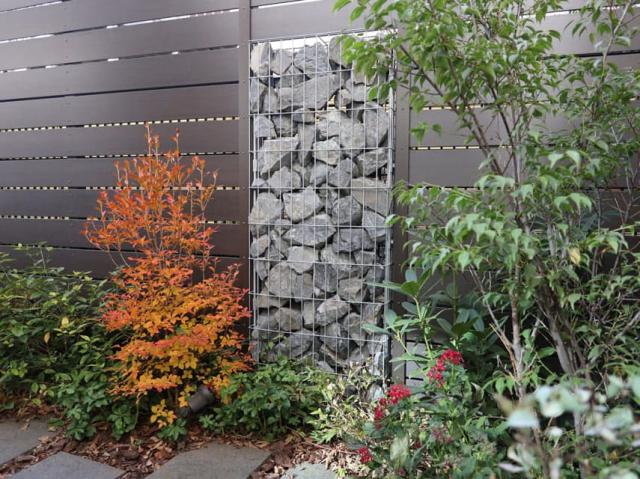 庭石 割栗石の施工写真