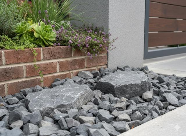 割栗石の施工写真