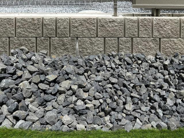 割栗石の施工写真