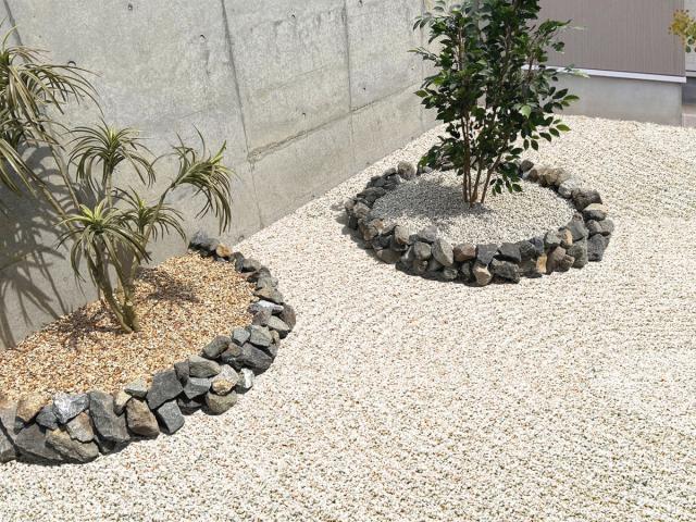 割栗石の施工写真